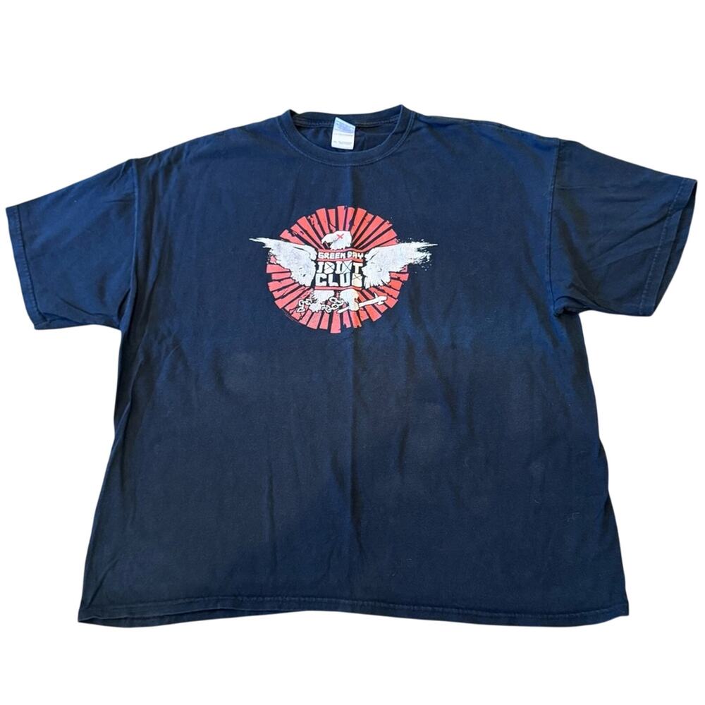 Green Day 2010 Idiot Club Tour Shirt Short Sleeve T-Shirt Size 2XL